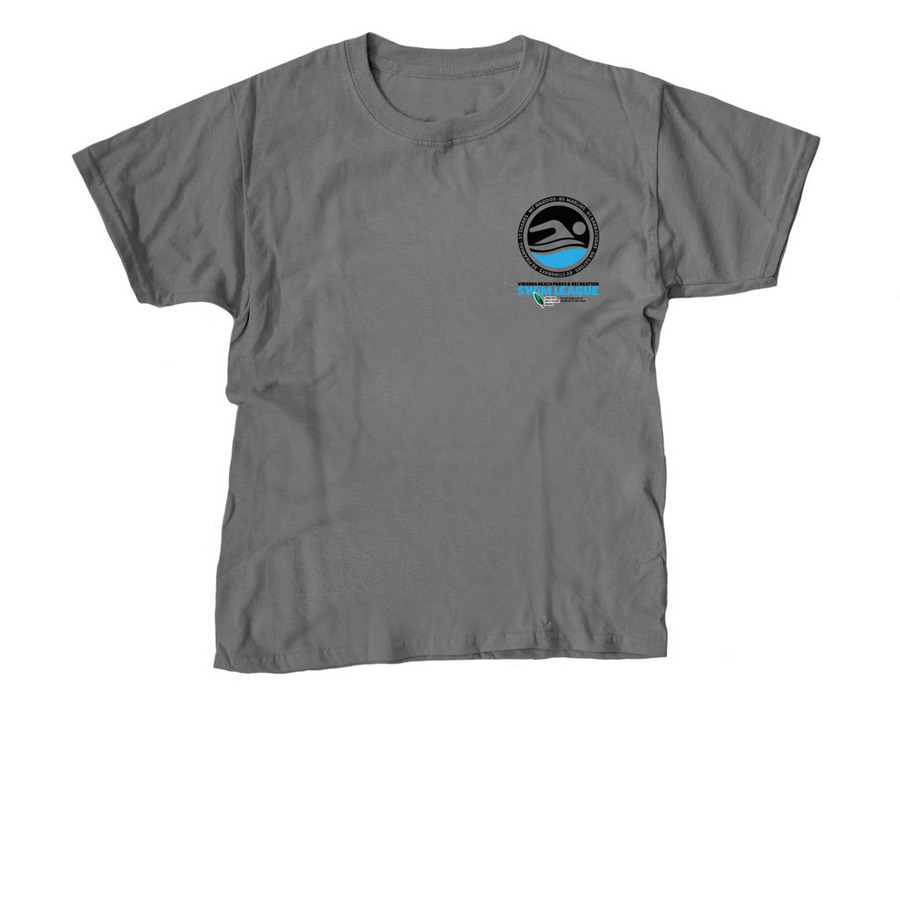 Virginia Beach Swim League Marlins, a Charcoal Youth Unisex Tee