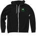Food Bank Gear - Produce Back, a Black Zip Up Hoodie