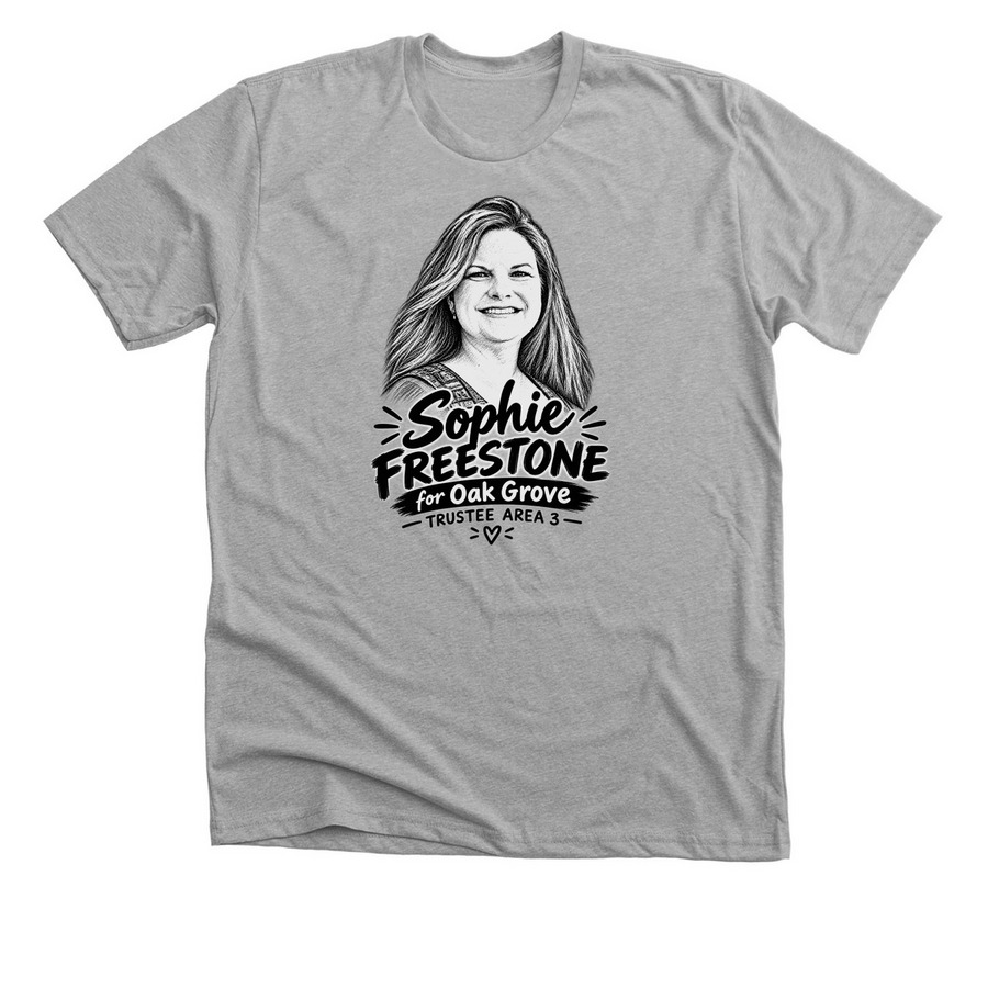 Sophie 4 School Board, a Athletic Heather Premium Unisex Tee