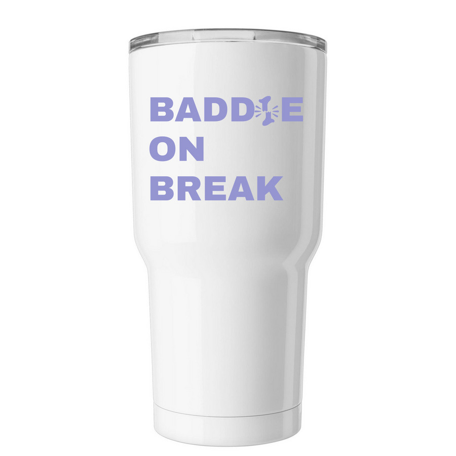 STAINLESS STEEL RECOVERY&nbsp;TUMBLER, a White Insulated Tumbler
