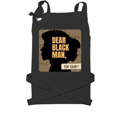 Everyday Flavor Apron, a Black Cotton Canvas Pocket Apron