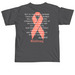#GiaStrong, a Pepper Comfort Colors Unisex Tee (back-view)