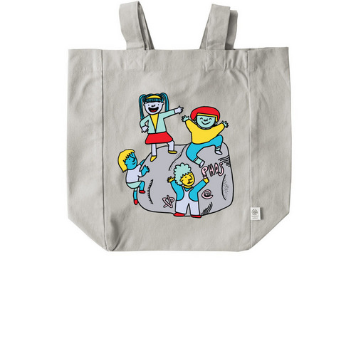 Prospect Heights Open Streets Tote Bags, a Natural Recycled Cotton Tote Bag
