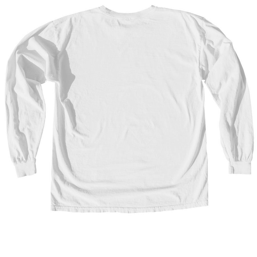 Love in Color - Adult & Youth, a White Comfort Colors Long Sleeve Tee (back-view)