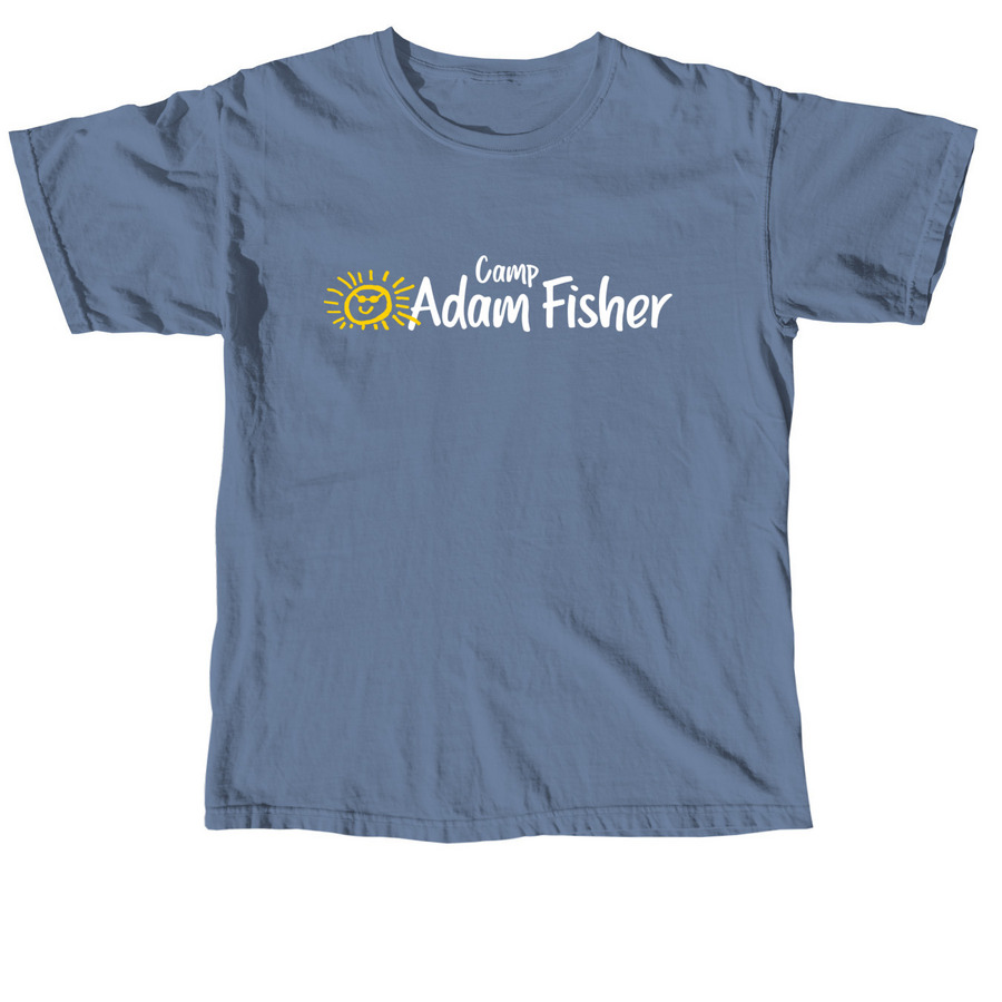 Camp Adam Fisher Parent T-Shirt, a Blue Jean Comfort Colors Unisex Tee