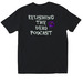 RTD Athens TShirt, a Black Softstyle Cotton Tee (back-view)