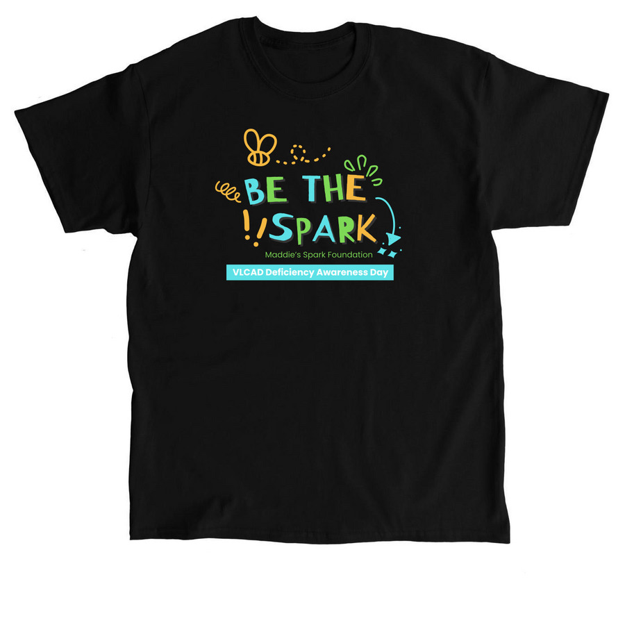 Be the Spark-VLCAD Deficiency Awareness Day, a Black Classic Unisex Tee