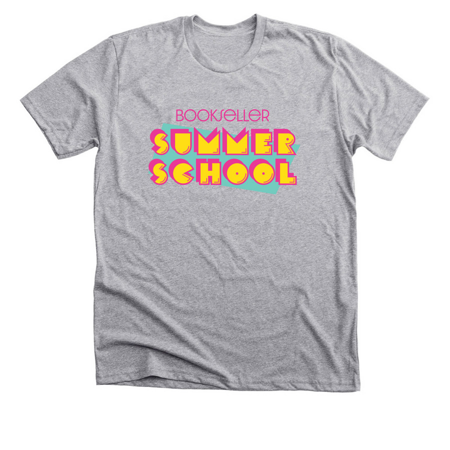 Bookseller Summer School, a Athletic Heather Premium Unisex Tee