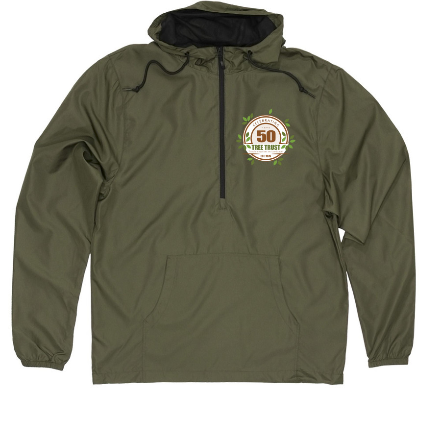 Tree Trust 50th&nbsp;Quarter-Zip Windbreaker, a Army Quarter-Zip Windbreaker