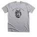 Roam's Floral Wolf Attire, a Athletic Heather Premium Unisex Tee