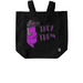 Monseigneur by Erin Shropshire, a Black Recycled Cotton Tote Bag
