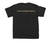 Save The Cheetah on International Cheetah Day, a Black Youth Unisex Tee (back-view)