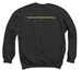 Save The Cheetah on International Cheetah Day, a Black Crewneck Sweatshirt (back-view)