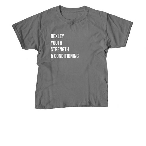 Youth Strength & Conditioning, a Charcoal Youth Unisex Tee
