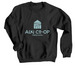 Alki Co-op Adult Crewneck Sweatshirt, a Black Crewneck Sweatshirt
