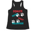 Performance Wear, a Black Women's Performance Tank (back-view)