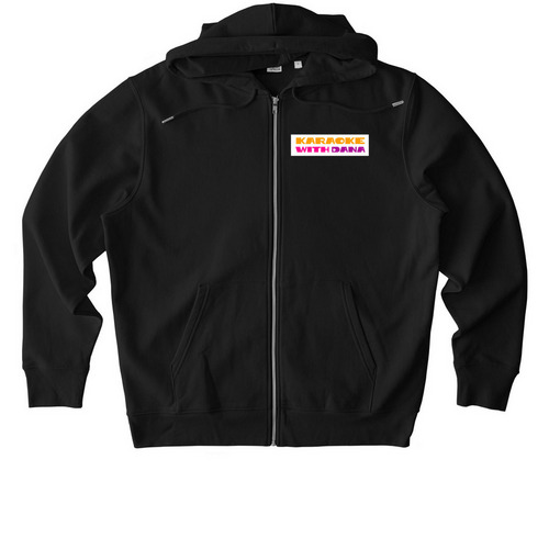 KWD Disco Ball Zip Hoodie, a Black Stanley/Stella Unisex Cultivator 2.0 Zip Up Pullover Hoodie