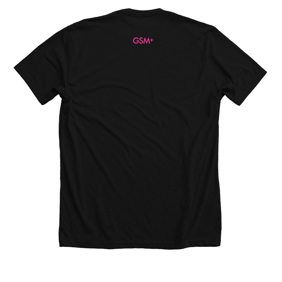 Hello Dolly!, a Solid Black Blend Premium Unisex Tee (back-view)