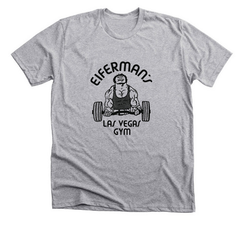 Eiferman's Las Vegas Gym, a Athletic Heather Premium Unisex Tee