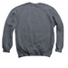 Happys Cat, a Dark Heather Crewneck Sweatshirt (back-view)