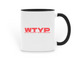 WTYP Mug, a Black Two-Tone Ceramic Mug