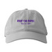 Drop the Dudes, a Dolphin Printed Eco Baseball Cap