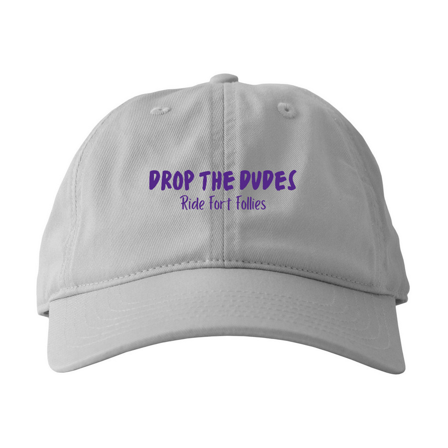 Drop the Dudes, a Dolphin Printed Eco Baseball Cap