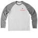 Totally Dinghy 2026, a Aluminum Grey/ Bright White Allmade Eco Triblend Colorblock Raglan Long Sleeve Tee