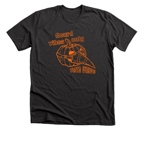 Gourd Vibes Only, a Dark Grey Heather Premium Unisex Tee
