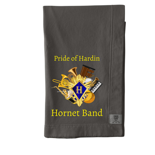 Pride of Hardin Blanket, a Pepper Comfort Colors Blanket