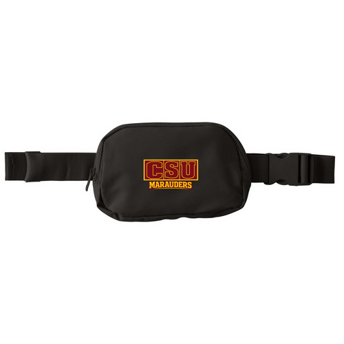 HIP POUCH, a Deep Black Matte Hip Pack