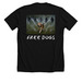 Peaceful Rescuers at Ridglan Farms, a Solid Black Blend Premium Unisex Tee (back-view)