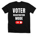 Voter Registration Mode (On) Tee, a Solid Black Blend Premium Unisex Tee