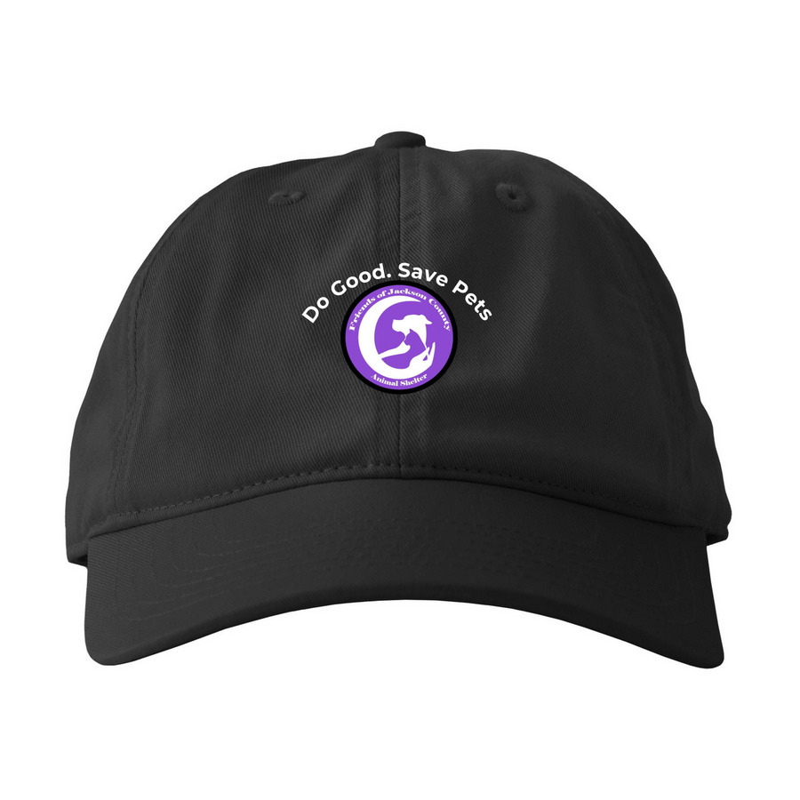 Put a Lid on Pet Homelessness, a Black Printed Eco Baseball Cap