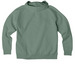 Yoga Critters, a Matcha Green Allmade Organic CVC Pullover Hoodie (back-view)
