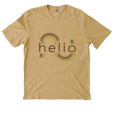 Helio Shirts, a Golden Wheat Allmade Organic Cotton Mineral Dye Tee