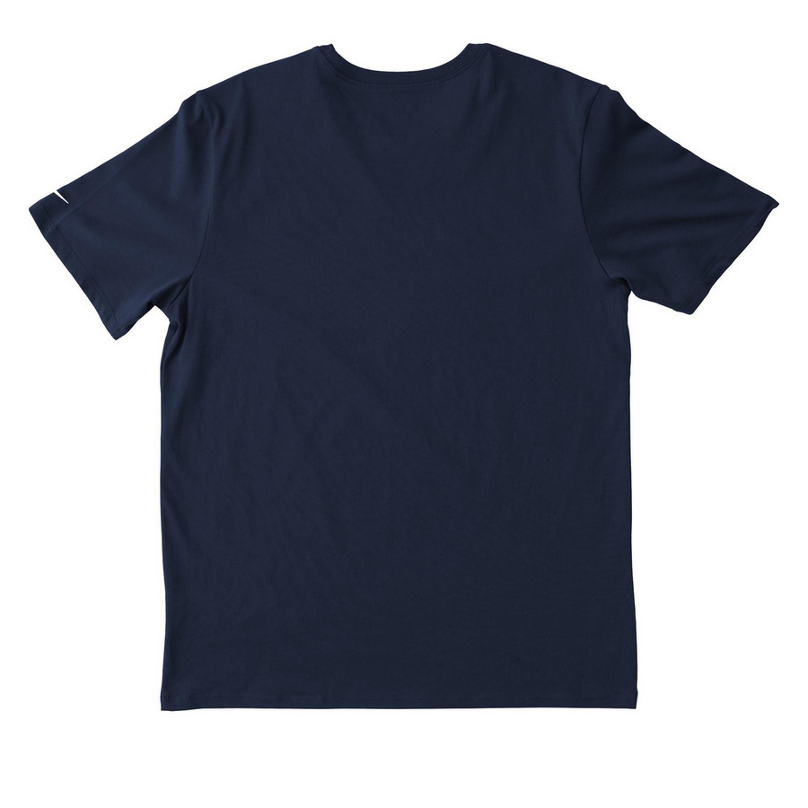 River Falls Girls Flag Performance, a College Navy Nike Dri-FIT Jersey Blend Performance Tee (back-view)