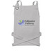 Pollinator Pathway Apron, a Silver Cotton Canvas Pocket Apron
