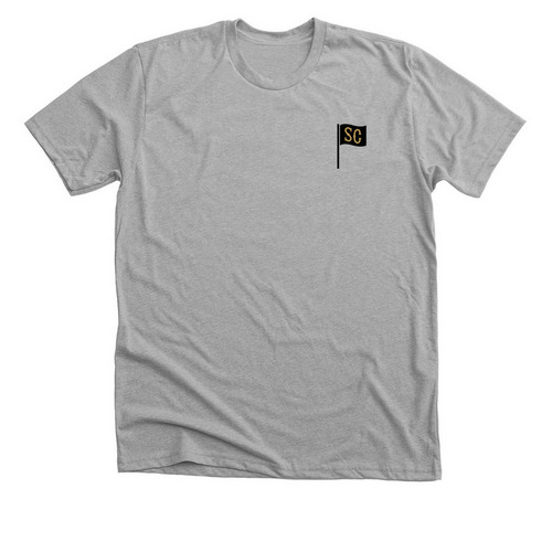 BIRDIE-JUICE, a Athletic Heather Premium Unisex Tee