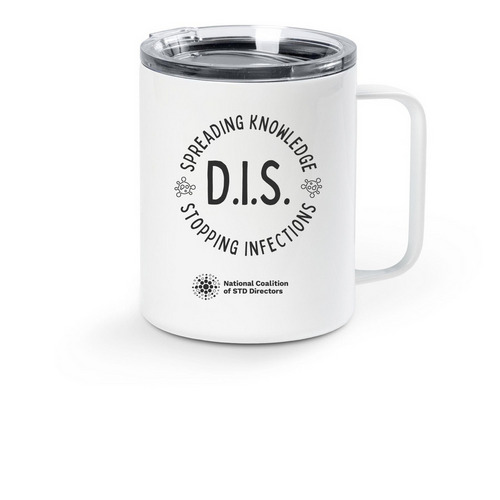 Spreading Knowledge, a White Stainless Steel Travel Mug