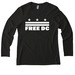 Free DC / Women's Long Sleeves, a Space Black Allmade Eco Triblend Women?s Long Sleeve Tee