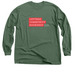 Letters Logo Tee, a Military Green Classic Long Sleeve Tee