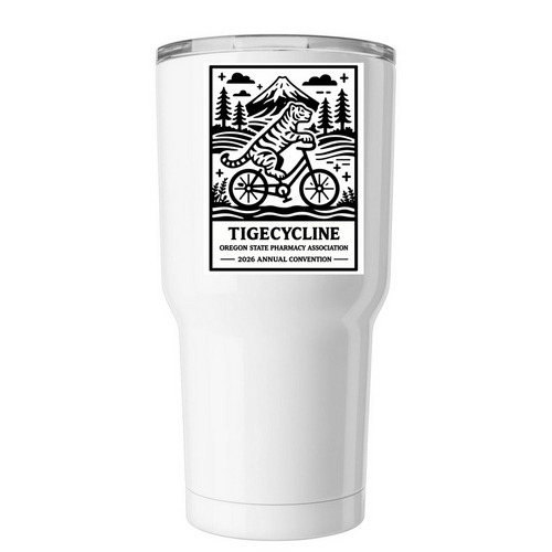 Water Tumbler, a White Insulated Tumbler