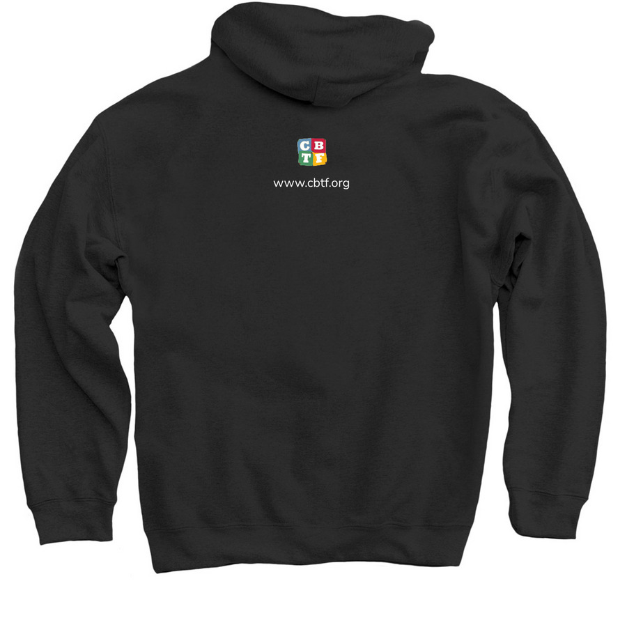 CBTF T-Shirts and Hoodies, a Black Pullover Hoodie (back-view)