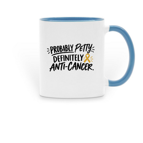 Petty Mug&nbsp;, a Light Blue Two-Tone Ceramic Mug