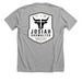 Josiah Showalter | ZUGU Records, a Athletic Heather Premium Unisex Tee (back-view)
