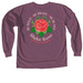 Be Bold. Be Brave. Be Blake., a Berry Comfort Colors Long Sleeve Tee (back-view)