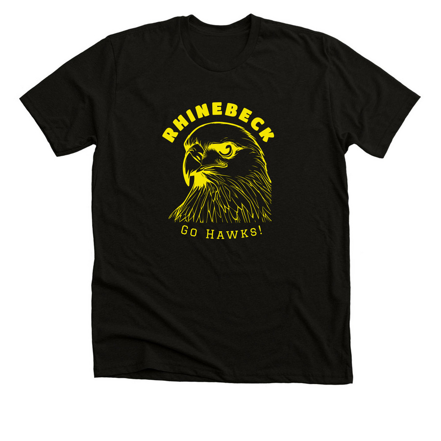 Color me Hawk proud!, a Black Heather Premium Unisex Tee