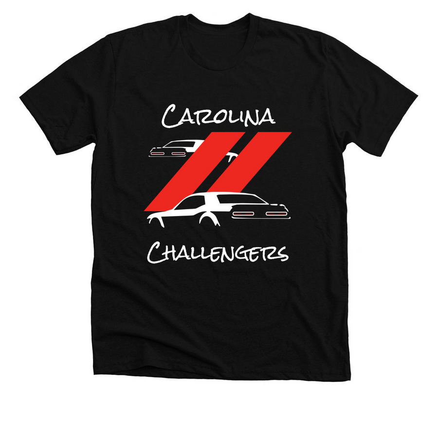Carolina Challengers, a Solid Black Blend Premium Unisex Tee