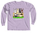 Farm Friends, a Orchid Comfort Colors Long Sleeve Tee